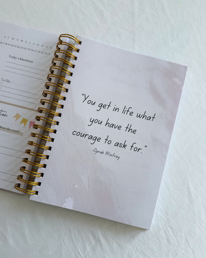 Dream, Plan, Manifest Planner - The Perfect Pink