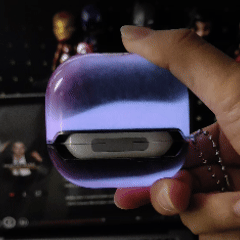 ✨ Luminous Liquid Sand AirPods Case – Durable & Shock-Resistant