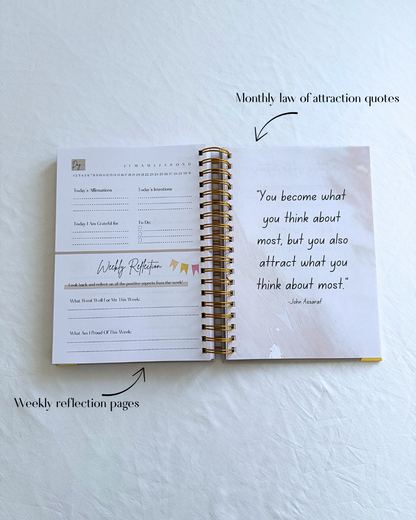 Dream, Plan, Manifest Planner - The Perfect Pink