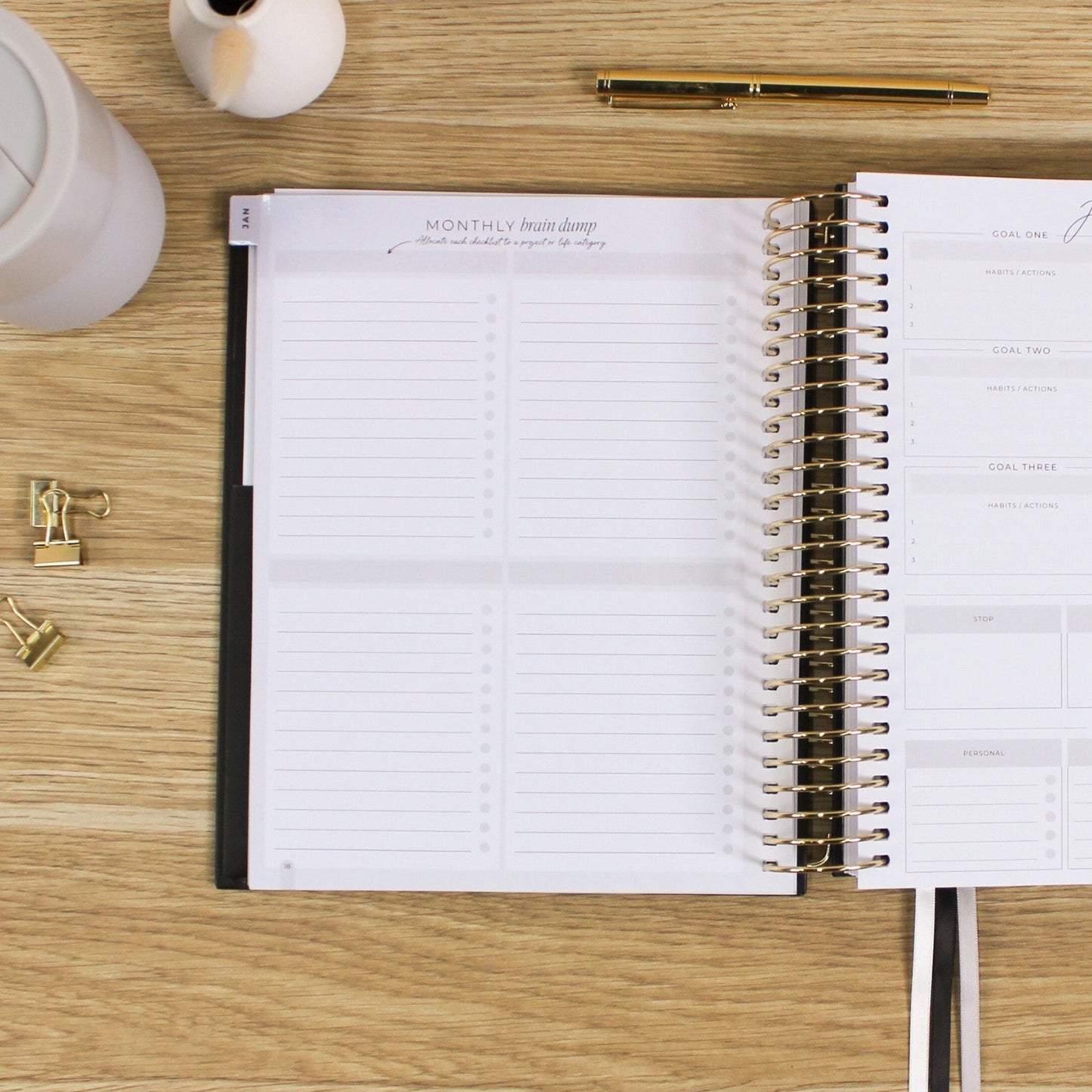 2026 Signature Planner - Black