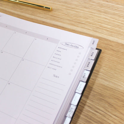 2026 Signature Planner - Black
