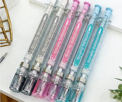 👩‍⚕️😜💉Novelty Nurse & Doctor Syringe Ballpoint Pens