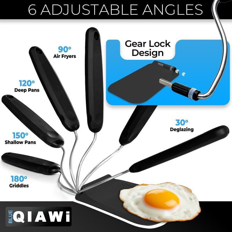 🎁 New Arrival 🔥 World’s First 7-Angle Cooking Spatula | Flat Griddle & Air Fryer Compatible