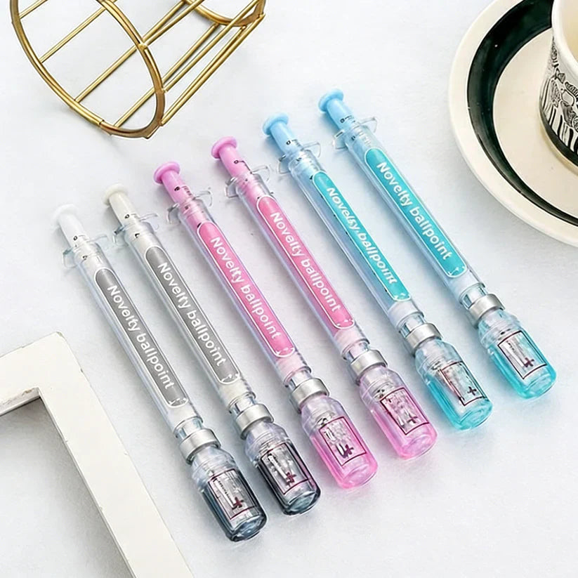 👩‍⚕️😜💉Novelty Nurse & Doctor Syringe Ballpoint Pens
