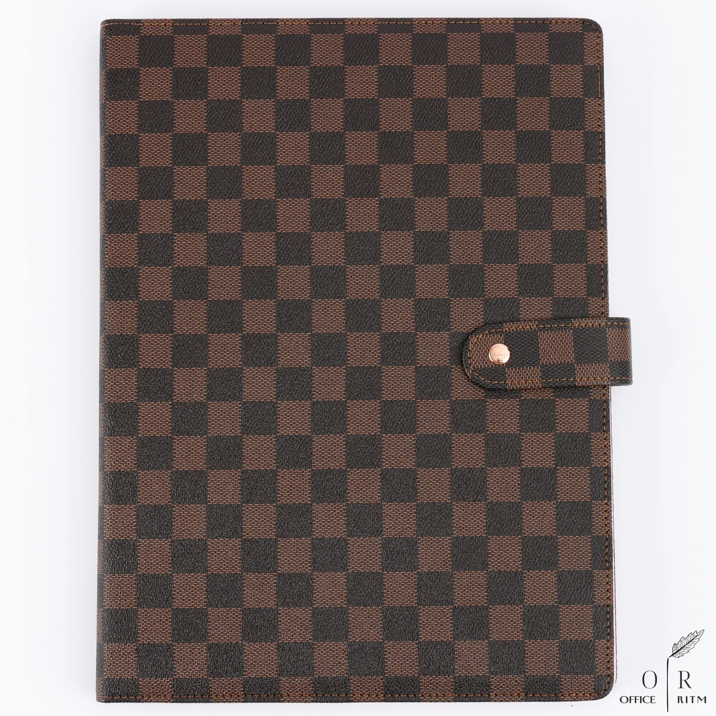 Checkered A4 Portfolio with Legal Notepad